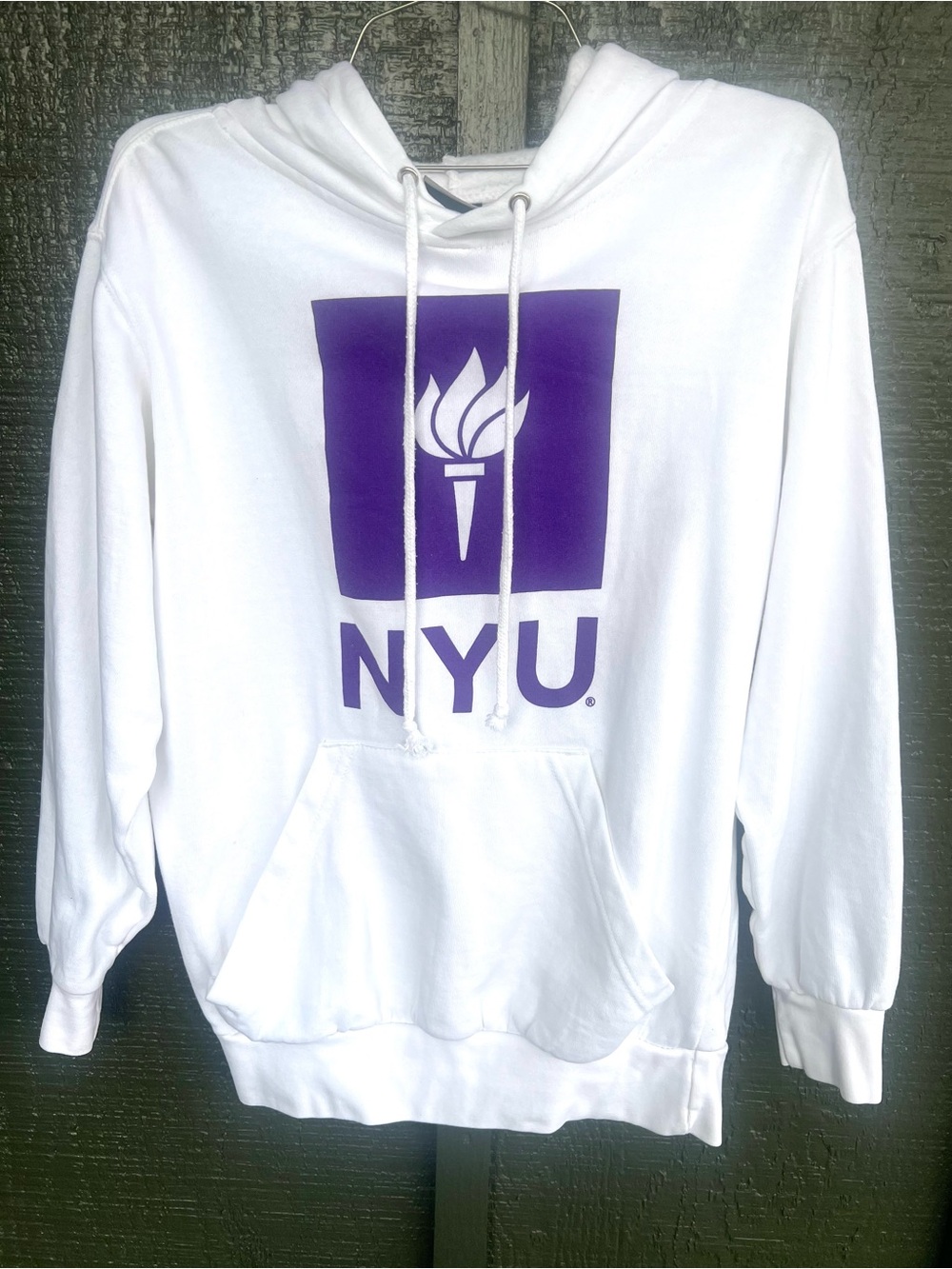 Authentic NYU Sweatshirt Hoodie Size Small RARE MV Sport
